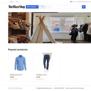 Python-Django Powered eCommerce Platform MarBlazeShop